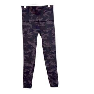 SPANX High-Waist Camo Leggings - Black/Grey